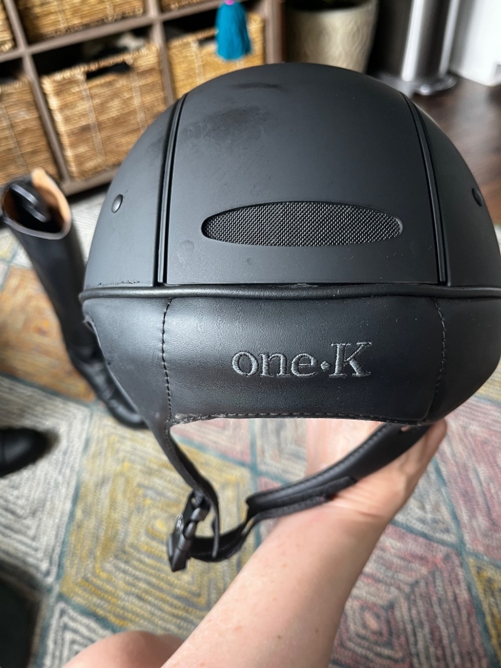 One K Riding Helmet - Picture 2 of 7